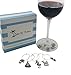 Palm City Products Bundle of Two Wine Charm Sets - 18 Pieces Total, Beach and Wine Themes