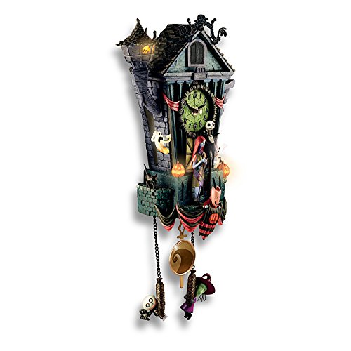 The Bradford Exchange Cuckoo Clock Tim Burton's The Nightmare Before