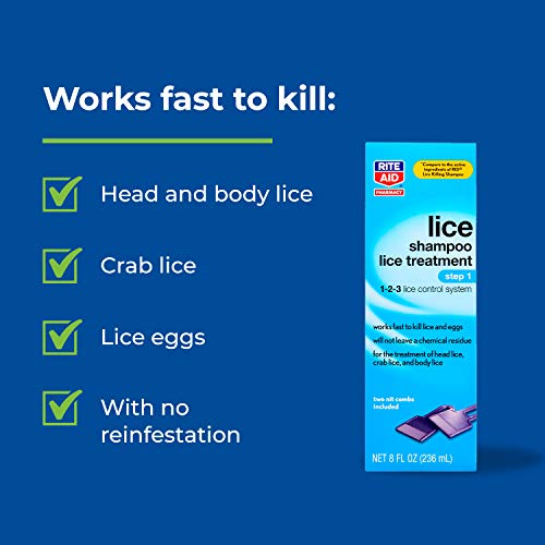 Rite Aid Lice Shampoo 8 oz Step 1 of 123 Lice Control System Lice