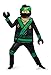 Disguise Lloyd Lego Ninjago Movie Deluxe Costume, Green, Small (4-6)