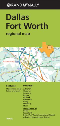 Rand McNally Folded Map: Dallas Fort Worth Regional Map