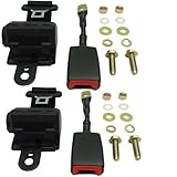 Retractable Belts for Golf Carts - Set of 2 - Keep Inside The cart!