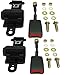 Retractable Belts for Golf Carts - Set of 2 - Keep Inside The cart!