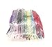 Dxeud Colorful Goose Feathers 100pcs/pack/ (10pcs X10colors) (4-6 inch)