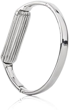 For Fitbit Flex 2 band, Seraph Gear Unibody Elegant Bangle Bracelet for Fitbit Flex 2, Silver