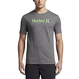 Hurley MTS0023640 Men's Dri-FIT One And Only T-Shirt, Charcoal Heather 7 - L