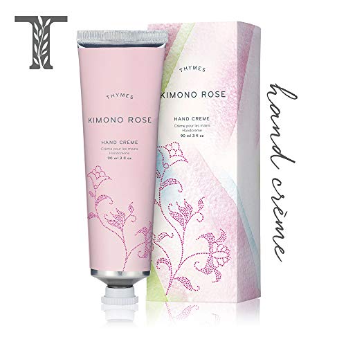 Thymes - Kimono Rose Hand CrÃ¨me - Deeply Moisturizing Vanilla Rose Scented Cream - 3 oz