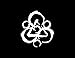 NI325 Coheed and Cambria Logo Car Decal / Sticker - White | 5.5-Inches Wide