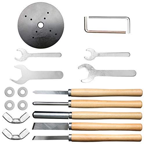 Upgraded Wood Lathe 14" x 40", Copper Wire Motor Power Wood Turning