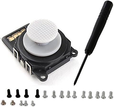 3D Button Analog Joystick Stick for Sony PSP 2000 2001 Slim + 19 Screws + Tool