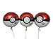POKEMON POKEBALL | 8 PACK | Party Balloons, 3 Pokeball & 5 red latex children's Pokemon birthday party balloon boquet. Let the fun begin!