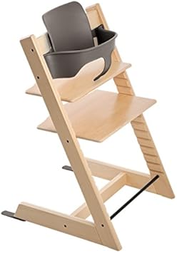 Amazon ストッケ トリップトラップ チェアセット チェア ナチュラル ベビーセット ヘイジーグレー 2個口 ハイチェア ベビー マタニティ 通販