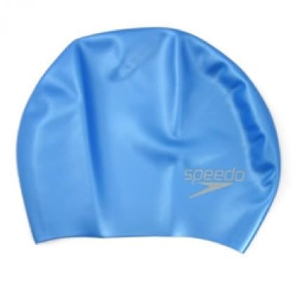 Buy Speedo Long Hair Swimming Cap Senior Blue Online At Low