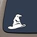 NI185 Sorting Hat HP WHITE Vinyl Car/Laptop/Window/Wall Decal 5.5