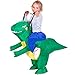 Qshine Inflatable Rider Costume Riding Me Fancy Dress Funny Dinosaur Dragon Funny Suit Mount Kids Adult