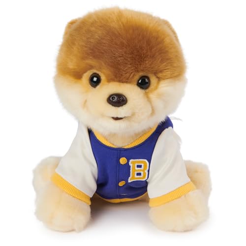 GUND Boo, The World’s Cutest Dog Varsity Jacket Plush Pomeranian Stuffed Animal…