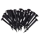 COSMOS 50 Pcs 4.5 Inches Multifunctional Plastic Yard & Garden Stakes Anchors for Plant Support, Holding Down Tents