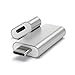 Satechi Aluminum Type-C Micro/SD Card Reader - Compatible with 2021 MacBook Pro M1 Pro & Max, 2020 MacBook Pro/ Air M1, 2021 iPad Pro M1 and More (Silver)