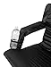 Stadium Boss Recliner Stadium Seat for Bleachers, Benches, Lawns, Backyard, Camping & Beach – Padded Sport Chair, Cushion Backs & Armrest – 6 Reclining Positions – Portable Carry Straps – Black