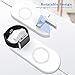 Apple Watch Charger, iWatch Charger, iPhone Wireless Charger, Ultra-thin 2 in 1 Qi Wireless Charging Pad Stand for Apple Watch Series 1/2/3 iPhone X iPhone 8/8Plus Samsung Galaxy Note Samsung