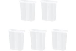 5pcs Travel Spice Shakers, Portable Plastic Tiny Mini Salt Pepper Containers Jars Refillable Small Seasoning Shaker Dispenser