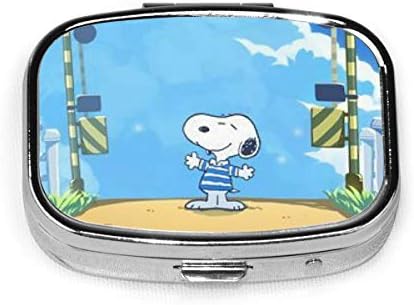 ピルケース 薬ケース サプリメントケース 薬入れ スヌーピー 小物入れ ステンレス製 ご予約品 携帯型 防水 飲み忘れ防止 コンパクト 常備薬 旅行 錠剤 収納ケース 応急処置 小型 ケース 耐湿 おしゃれ 密閉