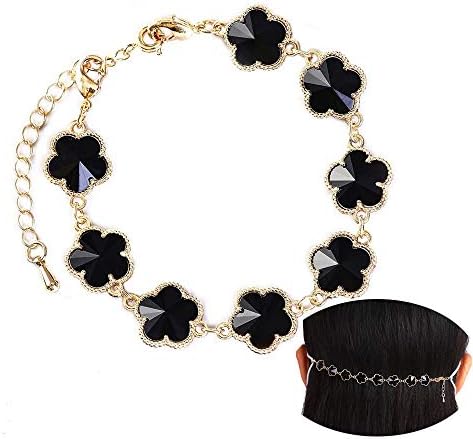 マスクどめクリップ,マスクフック，マスクチャーム，M&Y Crystal,マスクバンド,マスク用ストラップ,マスクチャーム,マスク用 クリップ,マスク 耳 痛くならない,ハンドメイドマスク,ブレスレット レディース，ハンドメイドマスク，ストラップエクステンダ，黒い宝石