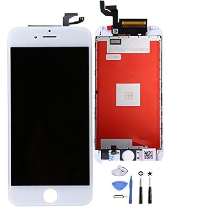 LCD Digitizer 3D Touch Screen Replacement Front Glass with Digitizer Assembly for iPhone 6S (for iPhone 6S 4.7inch Screen White)