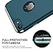 iPhone 7 Case RANVOO Stylish Thin Hard Slim Fit Case with 3 Detachable Parts for Apple iPhone 7 Only, DARK GREEN (Colorway Released in July 2017), [CLIP-ON]