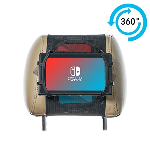 Ninitendo Switch Car Mount TFY Swivel Car Headrest Mount Silicon Holder