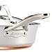 Anolon Nouvelle Stainless Steel Sauce Pan/Saucepan with Lid, 3.5 Quart, Silver