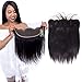 QTHAIR 10A Virgin Hair Straight 13x4 Lace Frontal Closure with Baby Hair(20