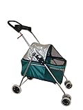 New BestPet Cute Teal Posh Pet Stroller Dogs Cats