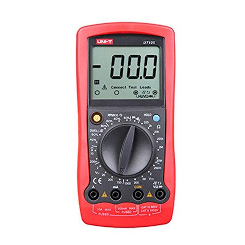 Zerama UNI-T UT105 Handheld Digital LCD Automotive Multimeter DC Voltage/Current Resistance Diode Tester Meter Measuring Tool