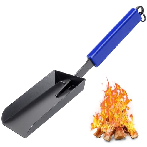 15in Fireplace Ash Shovel Wider Head Manganese Steel