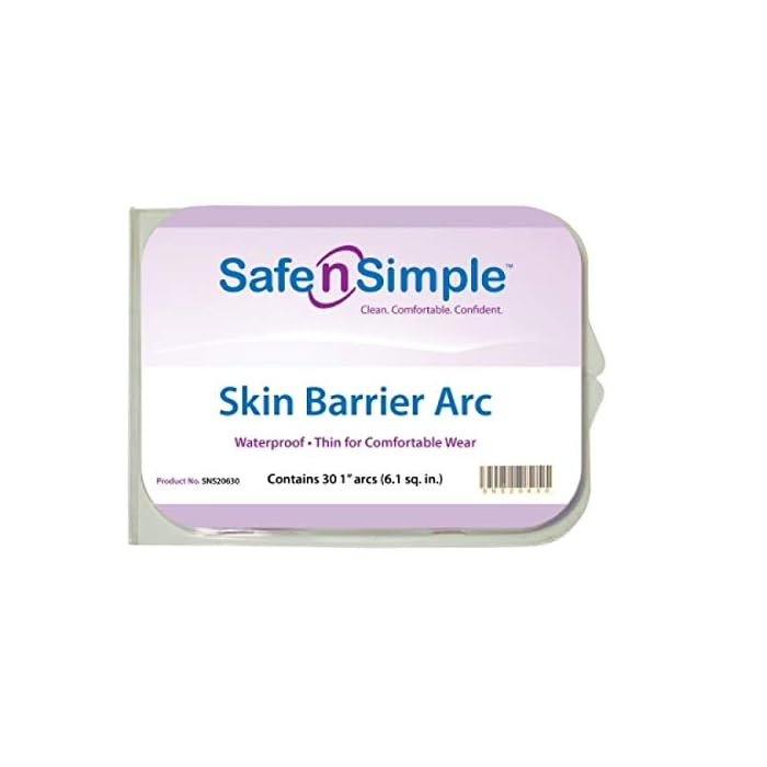 Safe n Simple Skin Barrier Arc, SNS20630 (Box of 30)