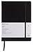 Red Co. Classic Black Hardcover Notebook Journal, 240 Pages, 5