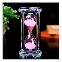 SZAT PRO Hourglass, Sand Timer 30 Min/Mins Hour Glass with Gift Box Package(Pink,Crystal)