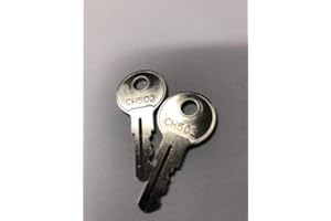 CUTE 4 U 2 Pcs of Cut Keys Code CH503 RV Compartment Lock Truck Tool Box Keys Cargo