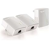 TP-LINK AV500 Nano Powerline Adapter 3-Pack Kit, Up to 500Mbps (TL-PA4010 TKIT)
