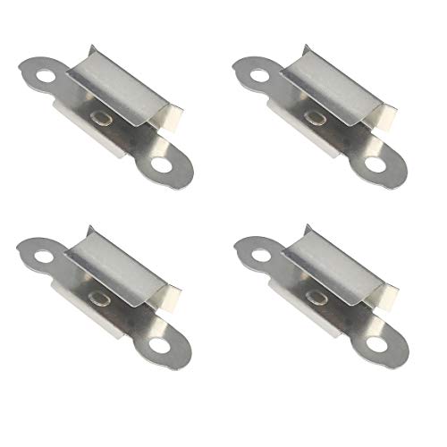 Sunhokey 2pcs KFL08 3D Printer Parts Horizontal 8mm Diameter Zinc Alloy Housing Pillow Block Bearing (Silver-Fixation Fix Clamp)