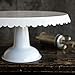Now Designs Tin Cake Stand, White