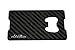 Atziloose Carbon Fiber Money Clip Wallet and Bottle Opener - Father Day Gifts