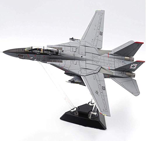 1yess 1:72 Militär F-14A Tomcat Kämpfer VF-41 Black Ace Squadron Legierung Modell, Erwachsene Geschenk und Collectibles… – Bild 3