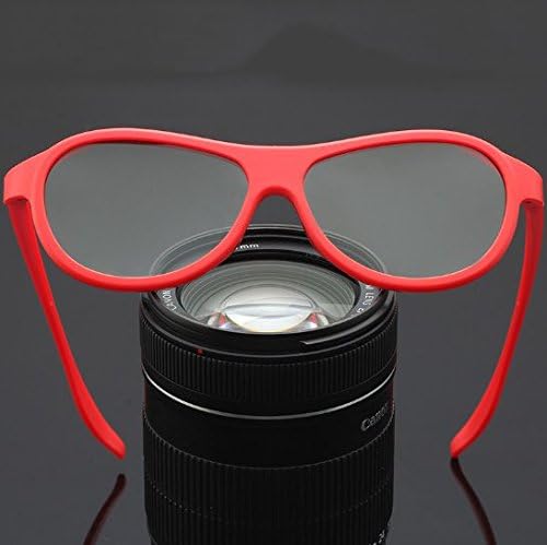 New Universal 3D Plastic Glasses 3D Glass For Dimensional Anaglyph Movie Game DVD Video TV(1PCS )
