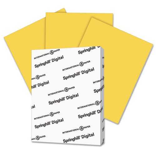 Digital Vellum Bristol Color Cover, 67 lb, 8 1/2 x 11, Goldenrod, 250 Sheets/Pk, Sold as 250 Sheet
