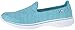Skechers Performance Women's Go Walk 4 Satisfy Walking Shoe,Turquoise,10 M US