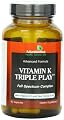 Futurebiotics Capsules, Vitamin K Triple Play, 60 Count