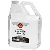 1 Gallon Paraffin Lamp Oil - Clear Smokeless, Odorless, Clean Burning Fuel for Indoor and Outdoor Use - Shabbos Lamp Oil, by Ner Mitzvah
