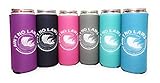 Baxendale's Slim Can Sleeve Ain't No Laws When You're Drinking Claws 6-Pack Cute Insulator Coolie for Tall 12 Oz Drinks like White Claw, Red Bull, Truly, Michelob Ultra Neoprene